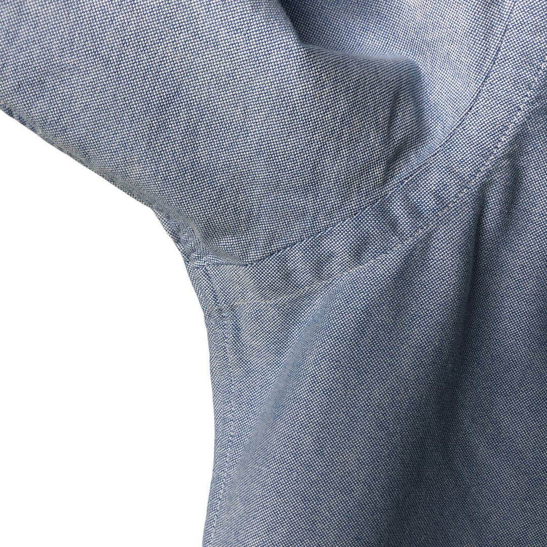 Ralph Lauren POLO RALPH LAUREN Long Sleeve Button Down Shirt Men's XL cotton blue type Vintage Second Hand