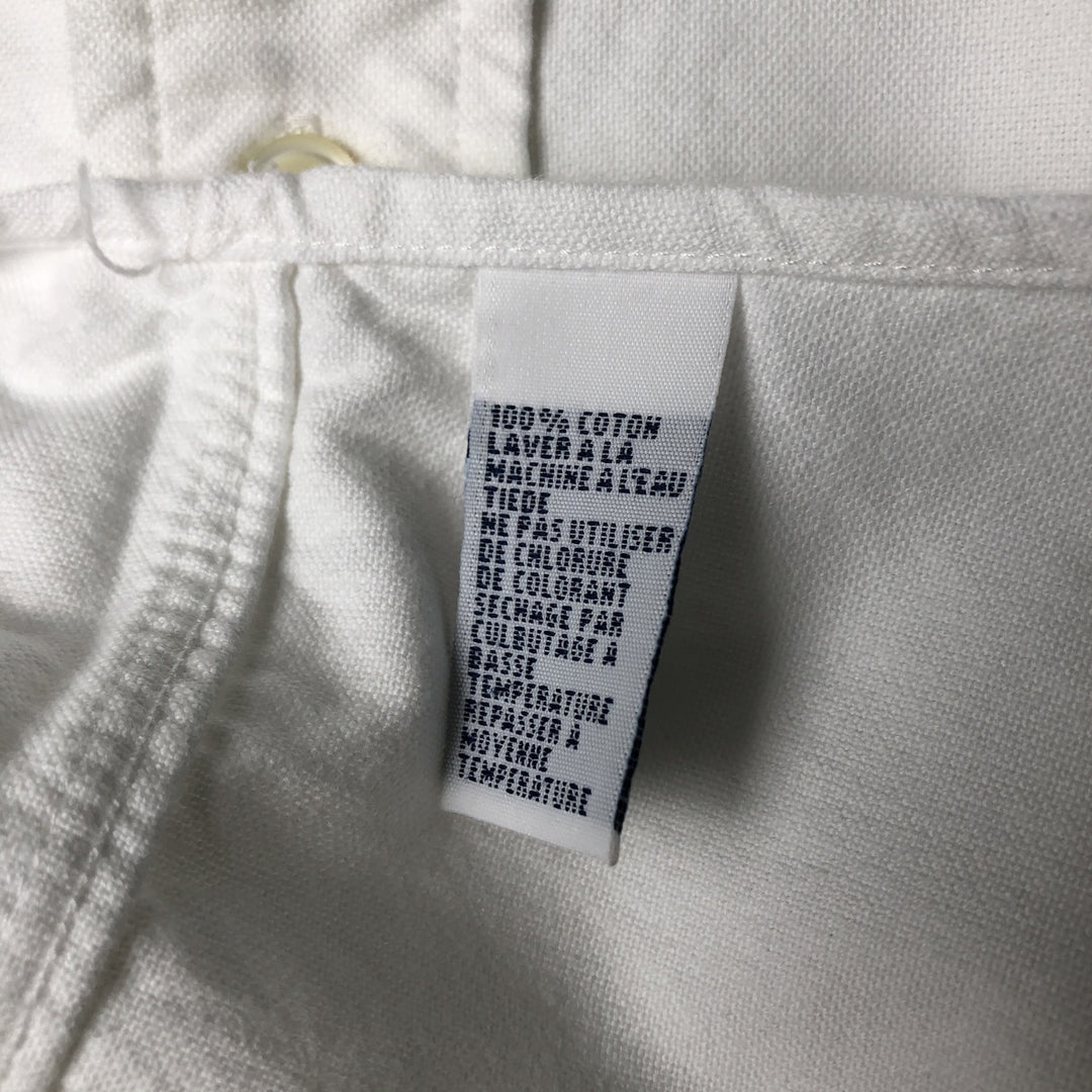 Ralph Lauren POLO by Ralph Lauren Long Sleeve Button Down Shirt Made in Canada Men's XL cotton white type Vintage Second Hand