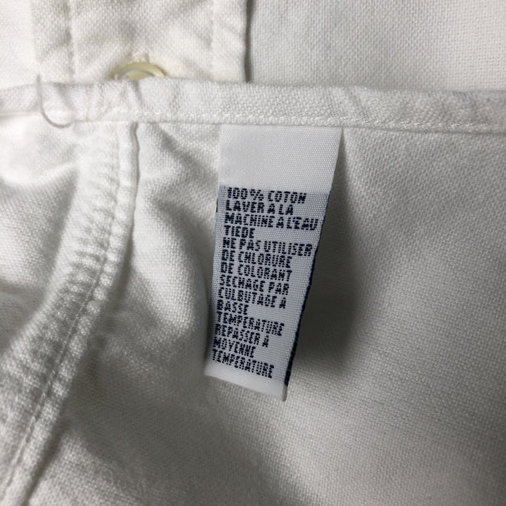 Ralph Lauren POLO by Ralph Lauren Long Sleeve Button Down Shirt Made in Canada Men's XL cotton white type Vintage Second Hand