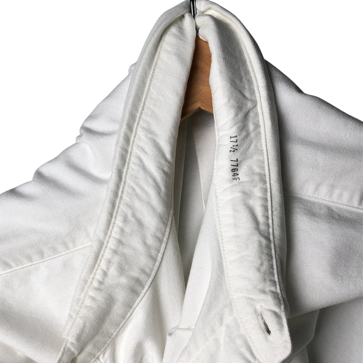 Ralph Lauren POLO by Ralph Lauren Long Sleeve Button Down Shirt Made in Canada Men's XL cotton white type Vintage Second Hand