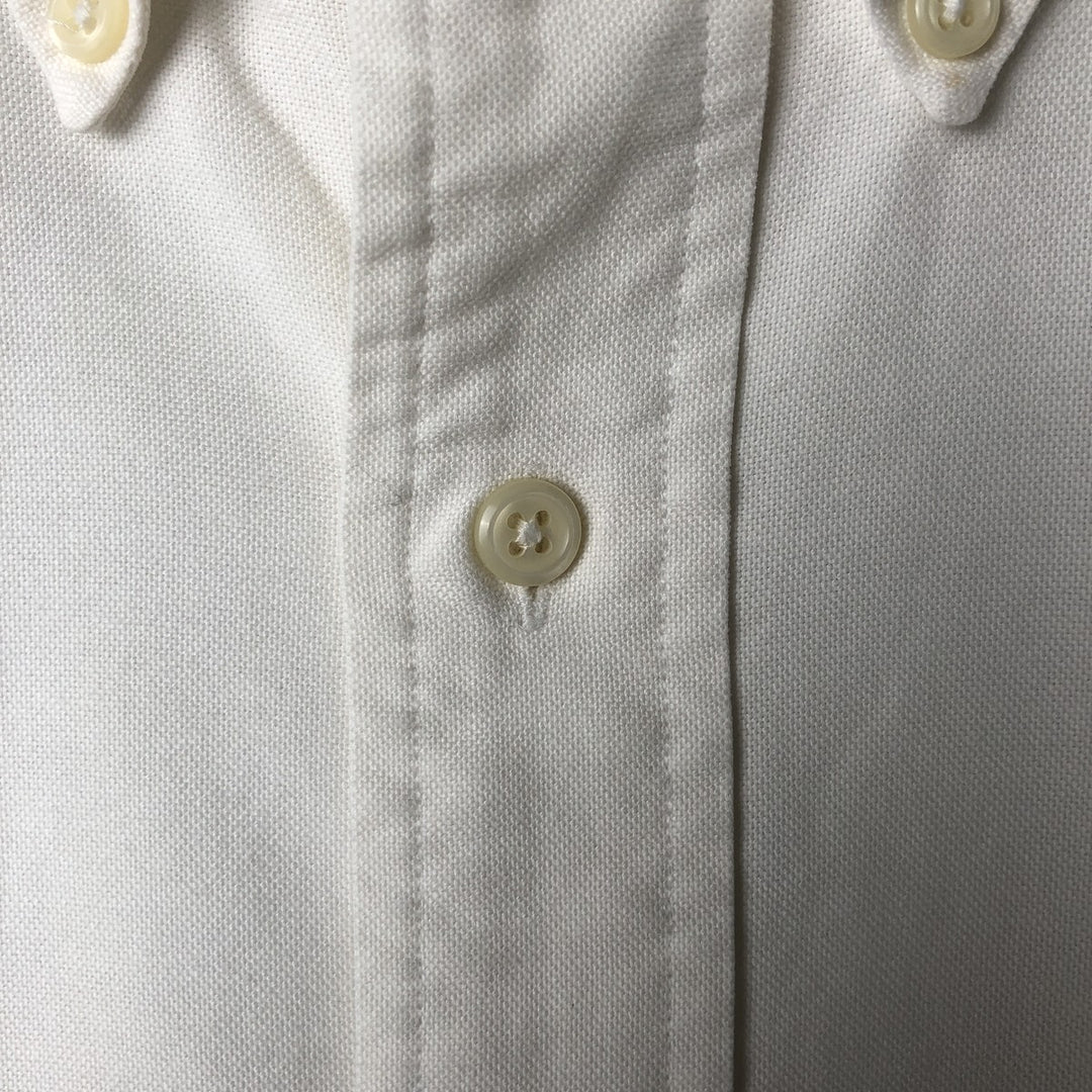 Ralph Lauren YARMOUTH long sleeve button down shirt, men's XL size cotton white type Vintage Second Hand