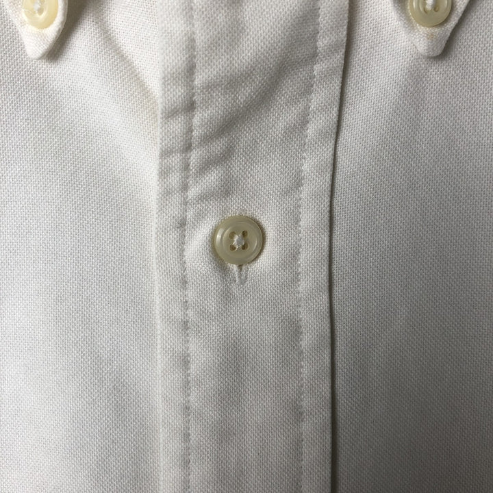 Ralph Lauren YARMOUTH long sleeve button down shirt, men's XL size cotton white type Vintage Second Hand