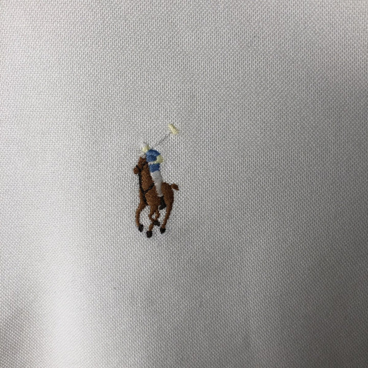 Ralph Lauren YARMOUTH long sleeve button down shirt, men's XL size cotton white type Vintage Second Hand