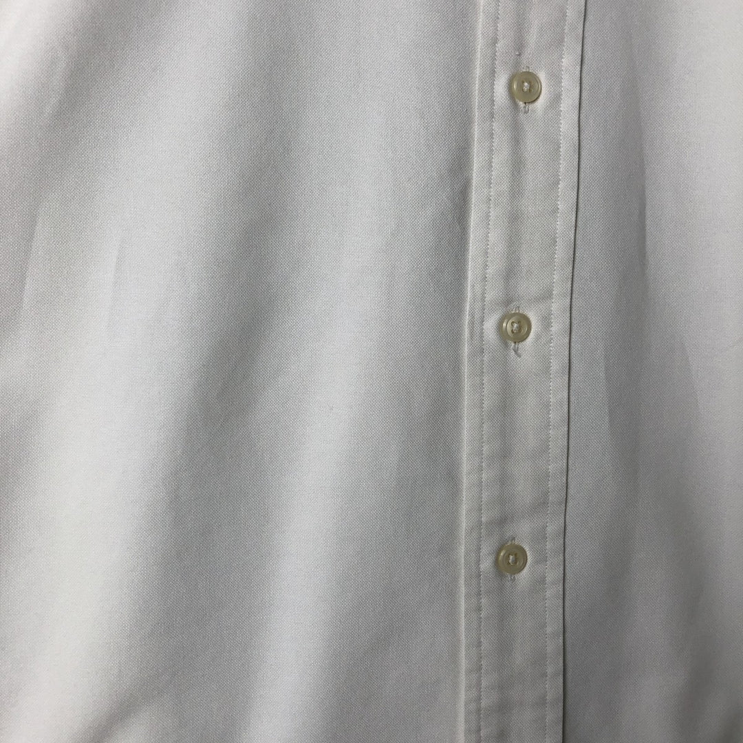 Ralph Lauren YARMOUTH long sleeve button down shirt, men's XL size cotton white type Vintage Second Hand