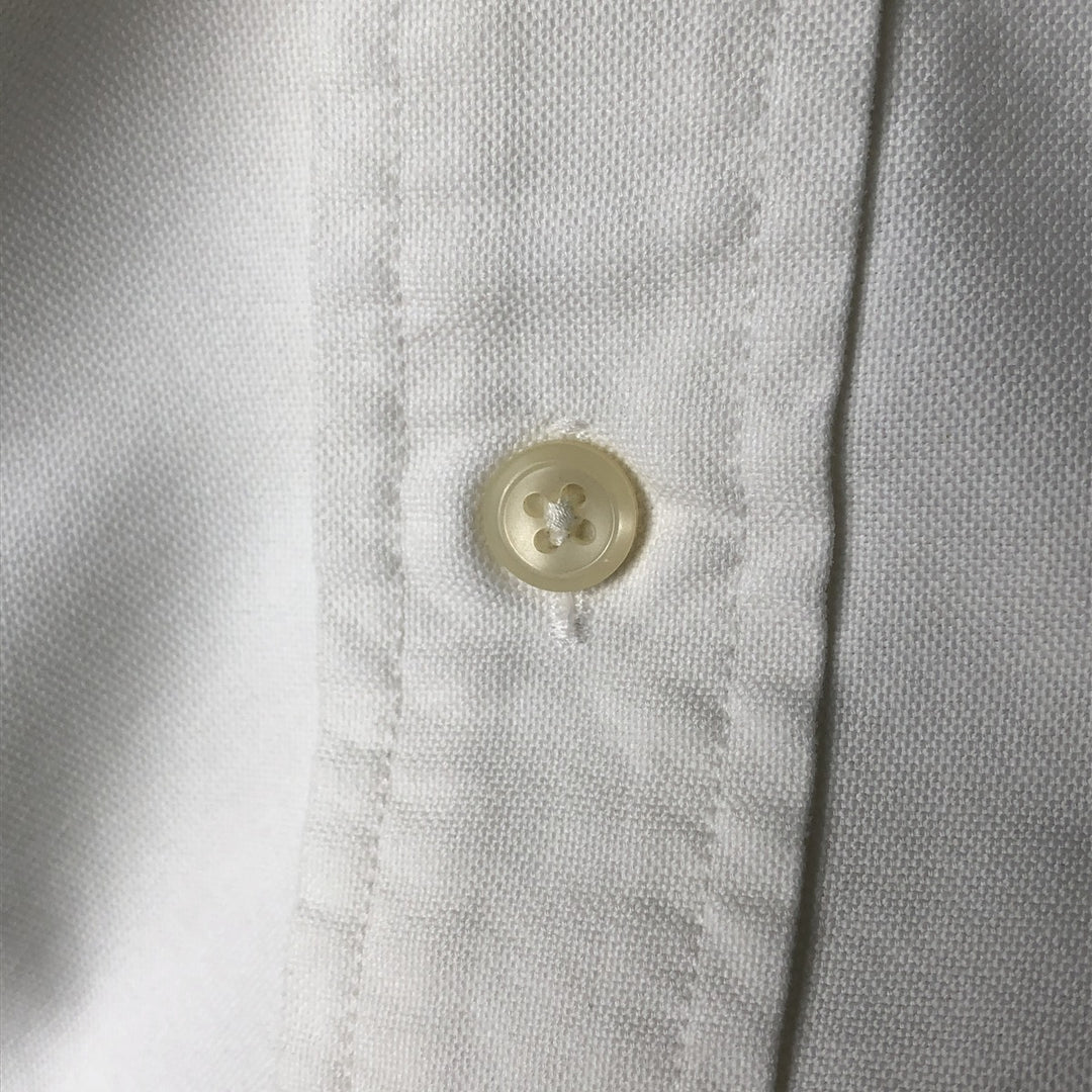 Ralph Lauren Classic Fit Long Sleeve Button Down Shirt, Men's Size L cotton white type Vintage Second Hand