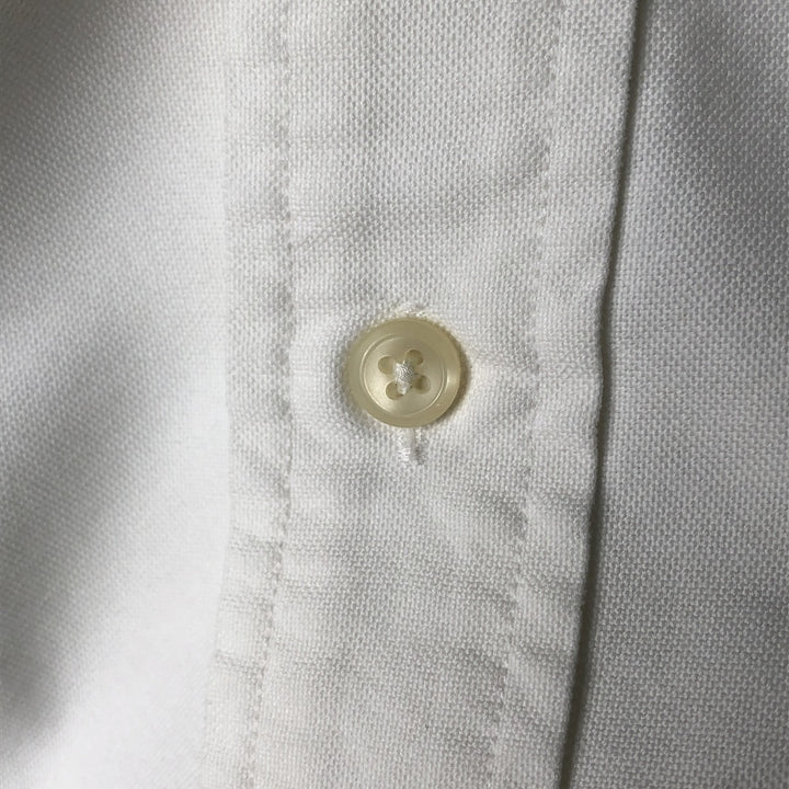 Ralph Lauren Classic Fit Long Sleeve Button Down Shirt, Men's Size L cotton white type Vintage Second Hand