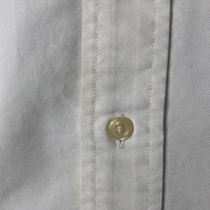Ralph Lauren Classic Fit Long Sleeve Button Down Shirt, Men's Size L cotton white type Vintage Second Hand