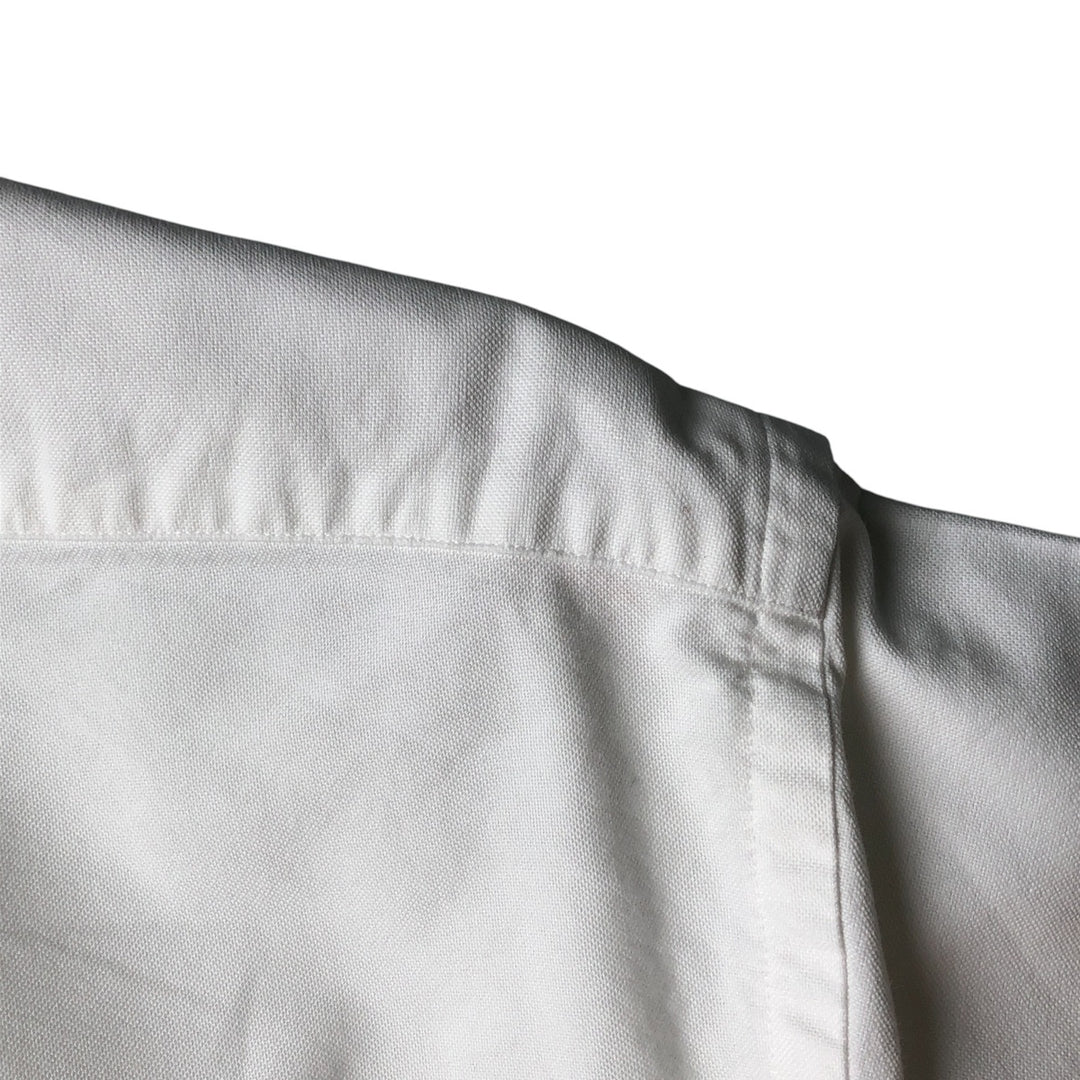 Ralph Lauren Classic Fit Long Sleeve Button Down Shirt, Men's Size L cotton white type Vintage Second Hand
