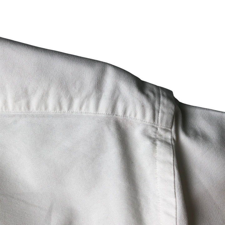 Ralph Lauren Classic Fit Long Sleeve Button Down Shirt, Men's Size L cotton white type Vintage Second Hand