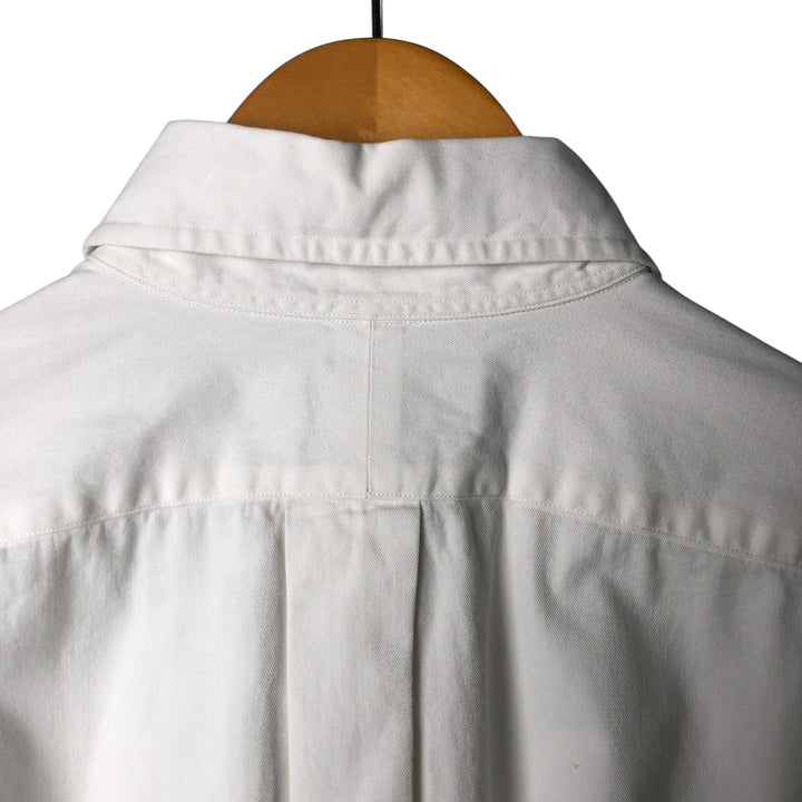 Ralph Lauren long sleeve button down shirt, men's size M cotton white type Vintage Second Hand