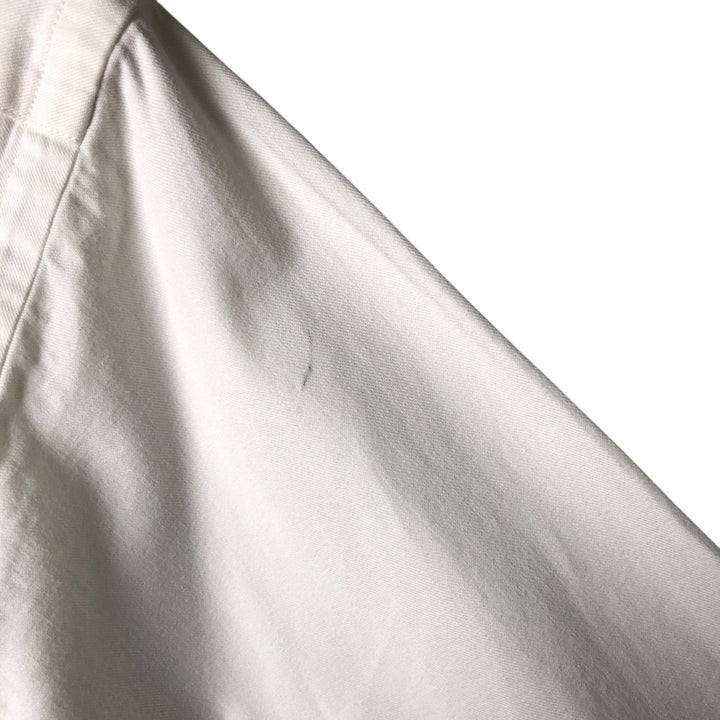 Ralph Lauren long sleeve button down shirt, men's size M cotton white type Vintage Second Hand