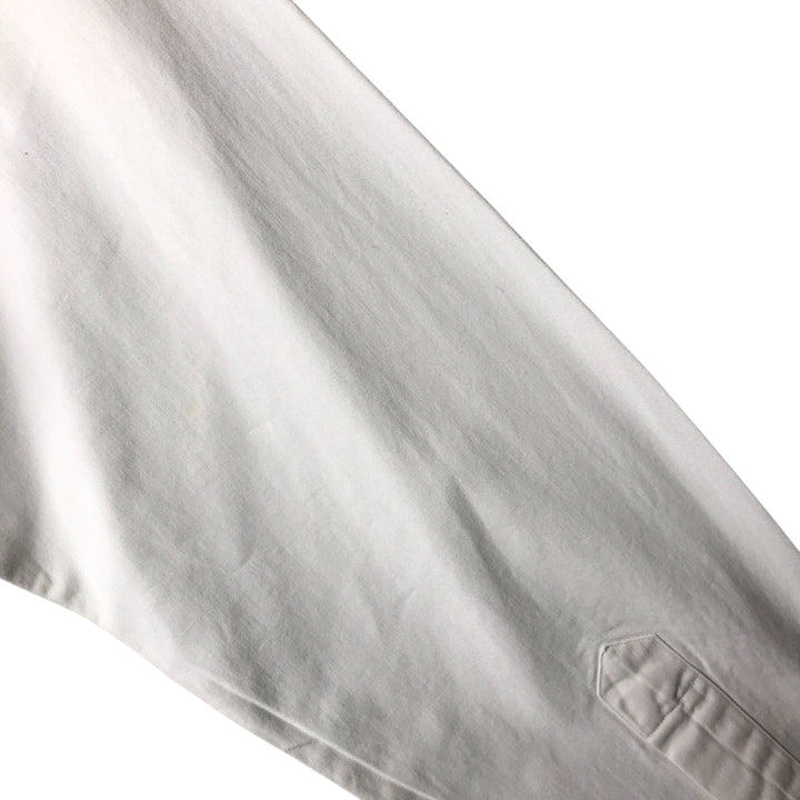 Ralph Lauren long sleeve button down shirt, men's size M cotton white type Vintage Second Hand