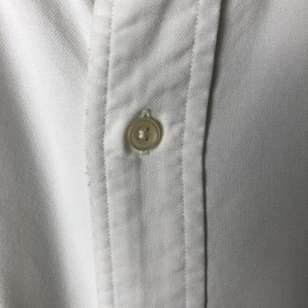 Ralph Lauren Classic Fit Long Sleeve Button Down Shirt Men's XL cotton pale white type Vintage Second Hand