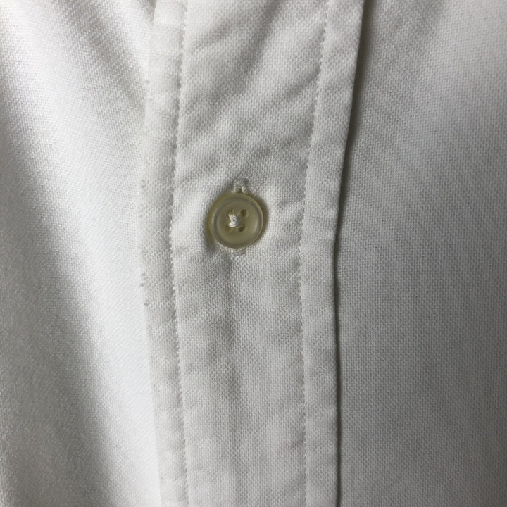 Ralph Lauren Classic Fit Long Sleeve Button Down Shirt Men's XL cotton pale white type Vintage Second Hand