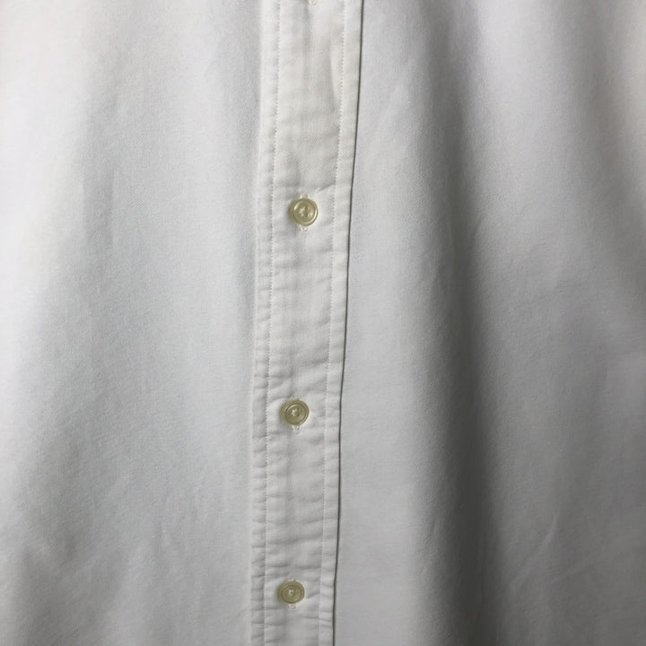 Ralph Lauren Classic Fit Long Sleeve Button Down Shirt Men's XL cotton pale white type Vintage Second Hand