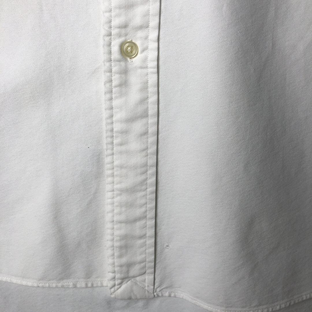 Ralph Lauren Classic Fit Long Sleeve Button Down Shirt Men's XL cotton pale white type Vintage Second Hand