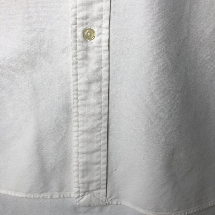 Ralph Lauren Classic Fit Long Sleeve Button Down Shirt Men's XL cotton pale white type Vintage Second Hand