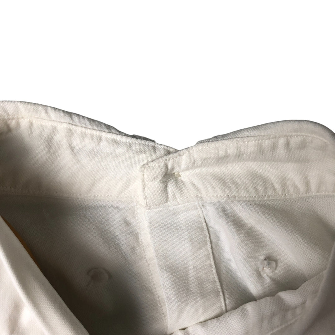 Ralph Lauren Classic Fit Long Sleeve Button Down Shirt Men's XL cotton pale white type Vintage Second Hand