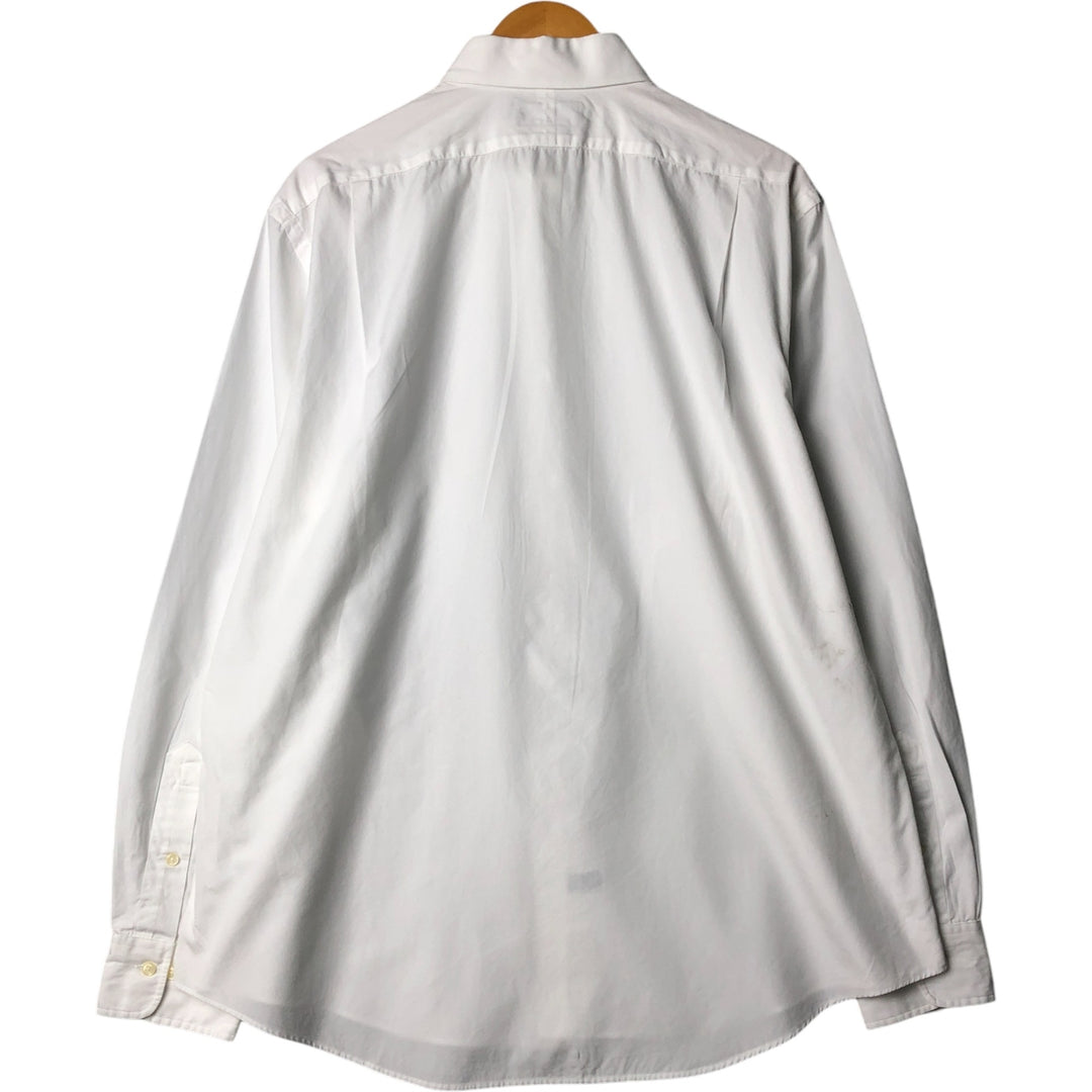 Ralph Lauren POLO by Ralph Lauren REGENT CLASSIC FIT wide collar long sleeve cotton shirt men's XL equivalent cotton white type Vintage Second Hand