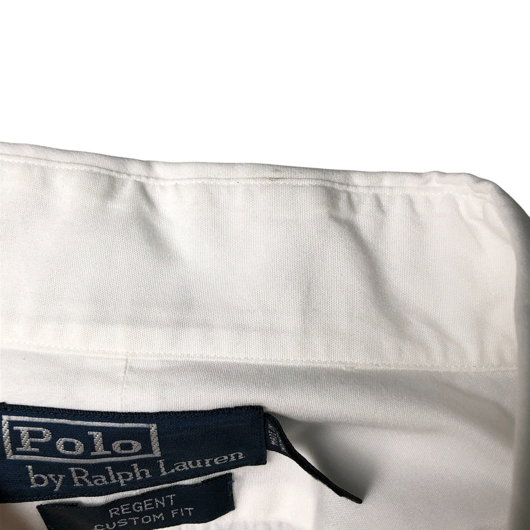 Ralph Lauren POLO by Ralph Lauren REGENT CLASSIC FIT wide collar long sleeve cotton shirt men's XL equivalent cotton white type Vintage Second Hand