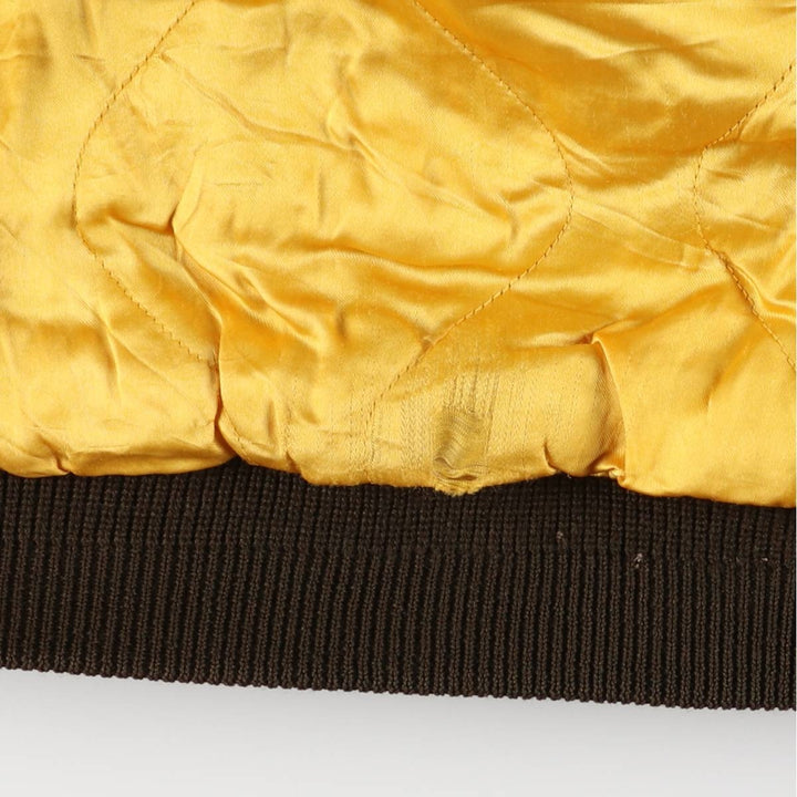 Vintage 1980'S Nautica A-2 padded leather jacket, size L, men's genuine leather brown type Vintage Second Hand