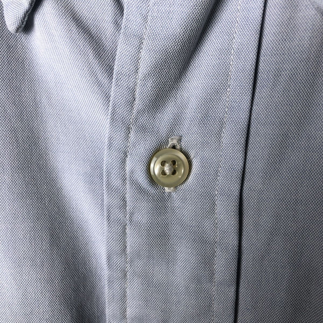 Ralph Lauren YARMOUTH long sleeve button down shirt, men's XL size cotton Blue type light blue Vintage Second Hand