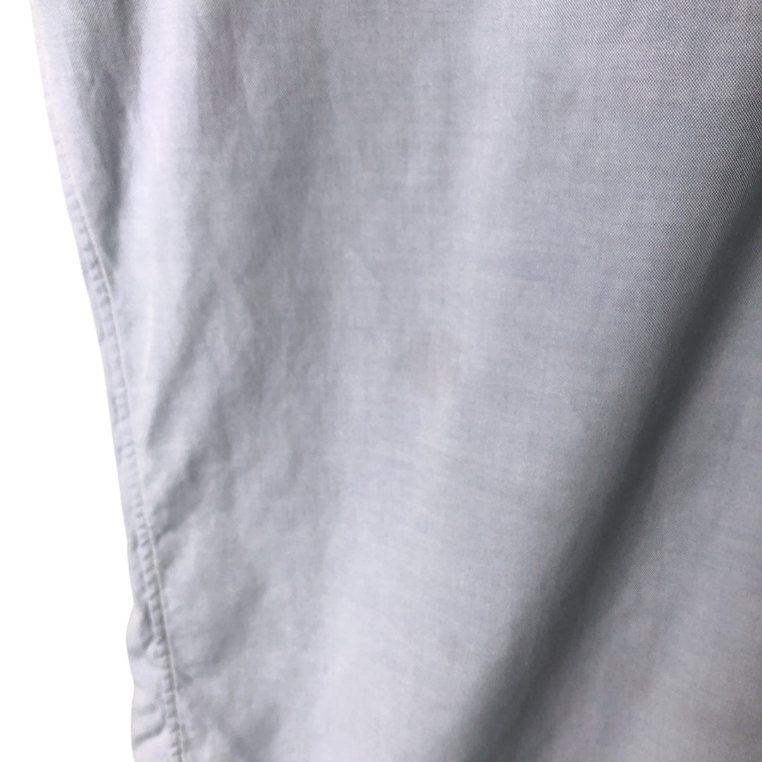 Ralph Lauren YARMOUTH long sleeve button down shirt, men's XL size cotton Blue type light blue Vintage Second Hand
