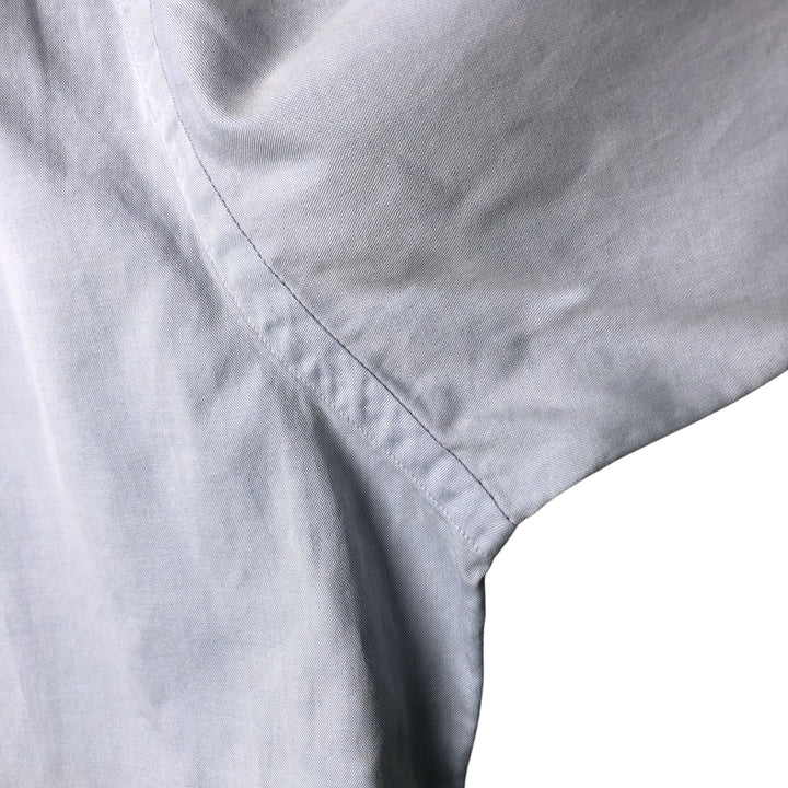 Ralph Lauren YARMOUTH long sleeve button down shirt, men's XL size cotton Blue type light blue Vintage Second Hand