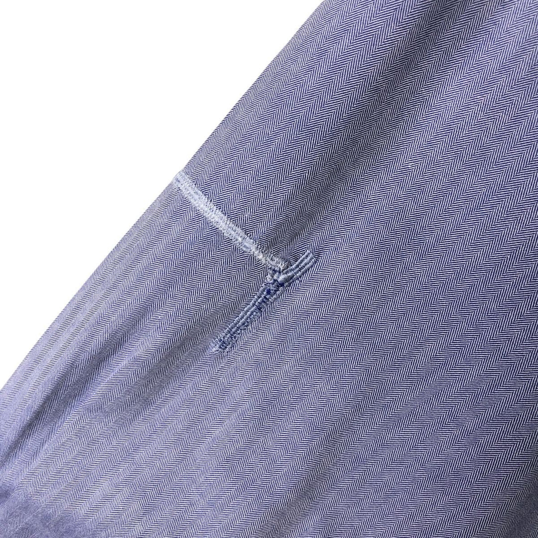 Ralph Lauren YARMOUTH long sleeve button down shirt, men's XXL size cotton blue type Vintage Second Hand
