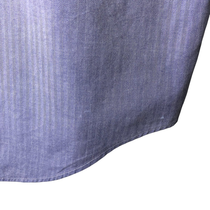 Ralph Lauren YARMOUTH long sleeve button down shirt, men's XXL size cotton blue type Vintage Second Hand