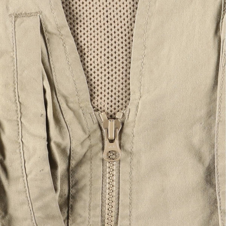 WOOLRICH Safari Vest, Men's XL cotton Beige type Vintage Second Hand