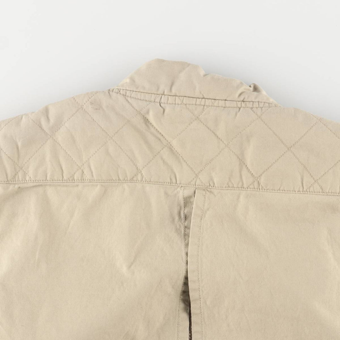 WOOLRICH Safari Vest, Men's XL cotton Beige type Vintage Second Hand