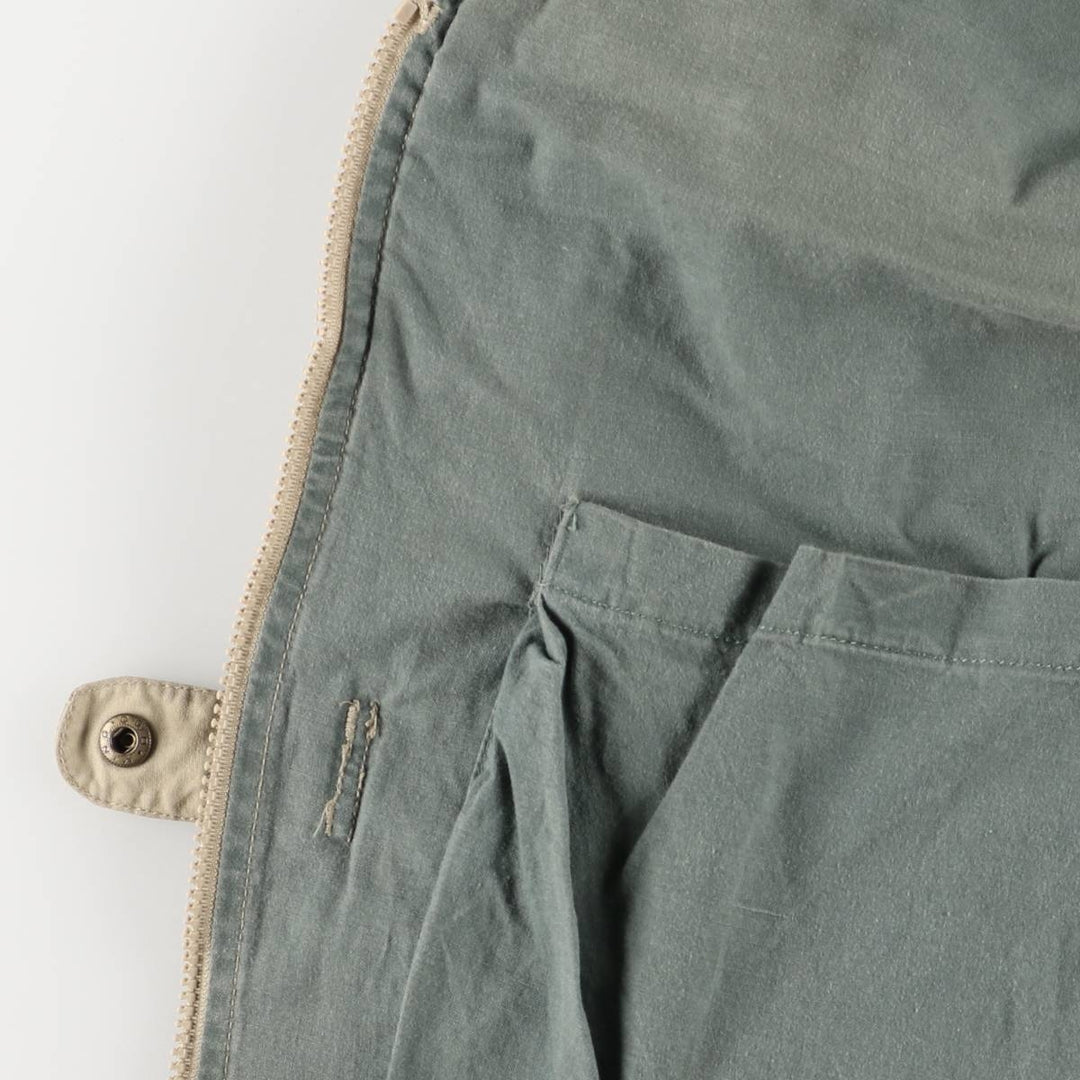 WOOLRICH Safari Vest, Men's XL cotton Beige type Vintage Second Hand