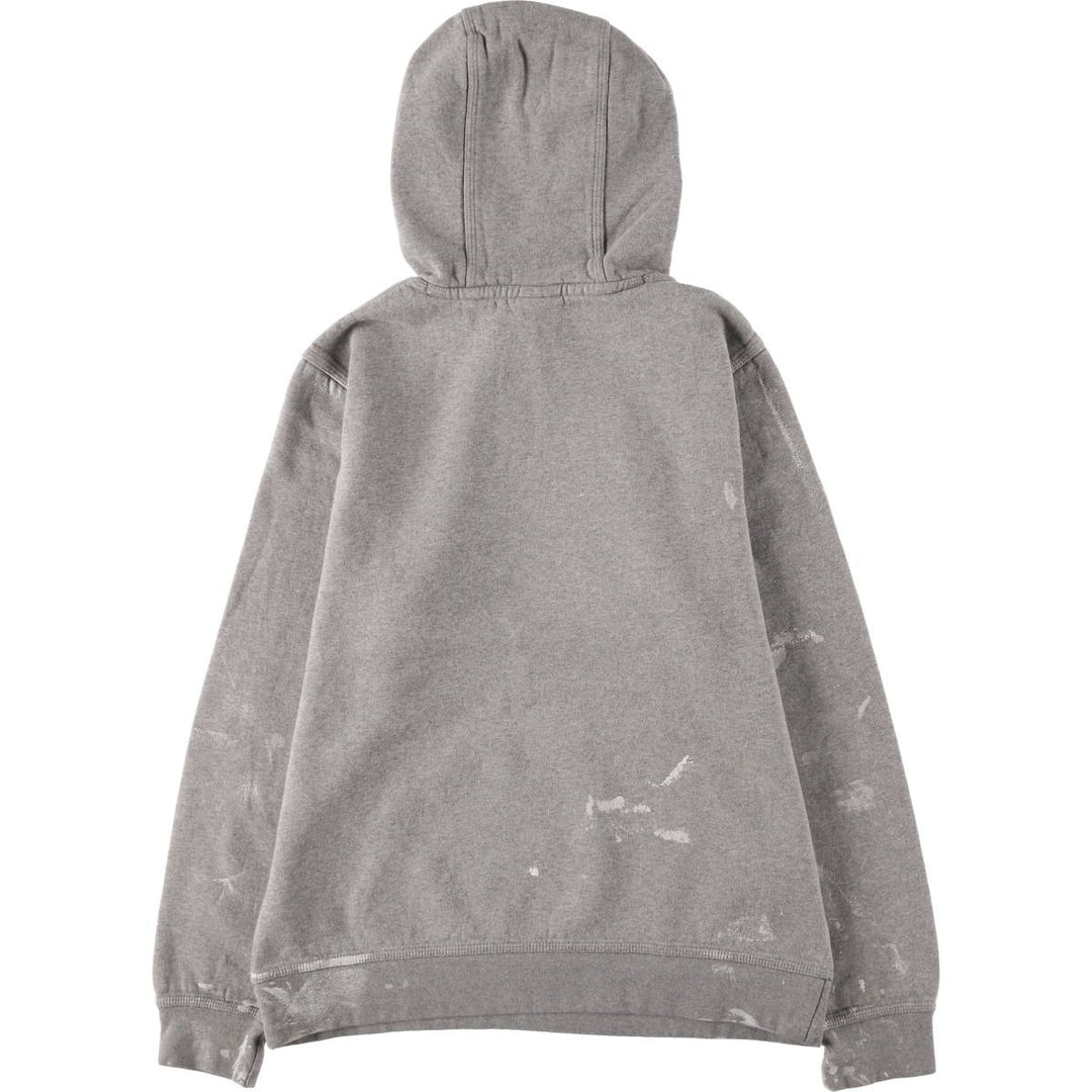 Nike Paint Sweat Pullover Hoodie, Men's Size L cotton gray type Vintage Second Hand