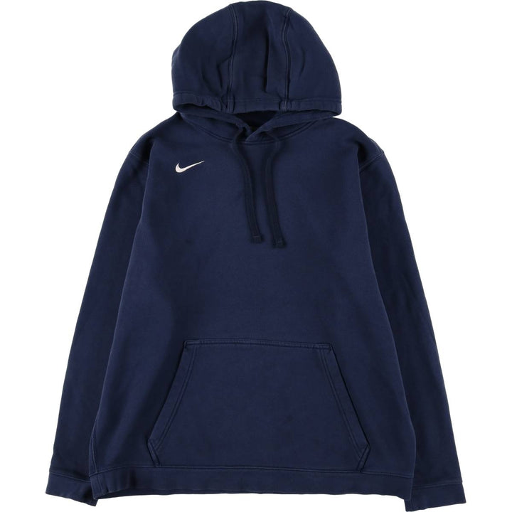 Nike Sweat Pullover Hoodie Men's XL Size cotton navy blue type Vintage Second Hand