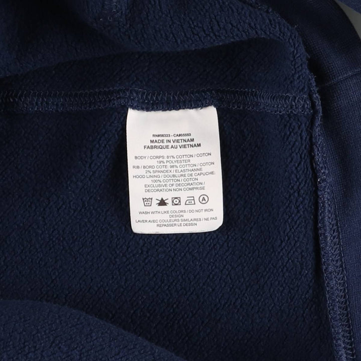 Nike Sweat Pullover Hoodie Men's XL Size cotton navy blue type Vintage Second Hand