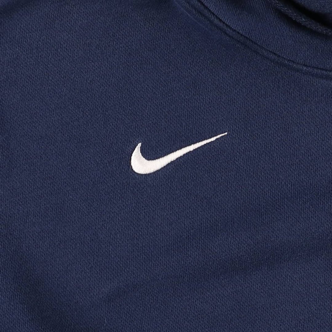 Nike Sweat Pullover Hoodie Men's XL Size cotton navy blue type Vintage Second Hand