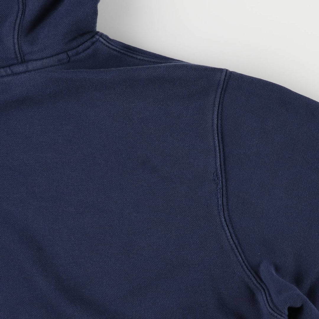 Nike Sweat Pullover Hoodie Men's XL Size cotton navy blue type Vintage Second Hand