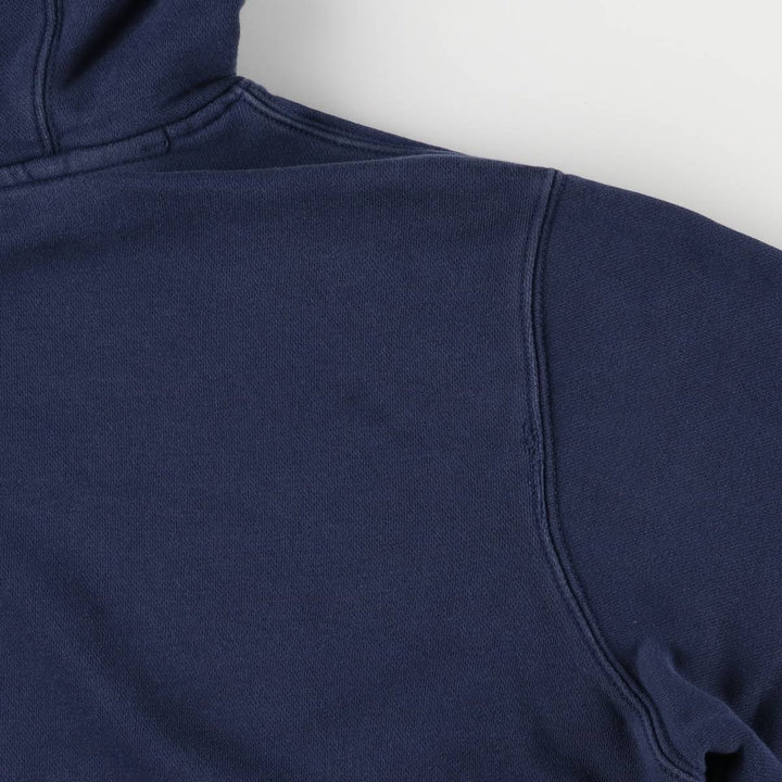Nike Sweat Pullover Hoodie Men's XL Size cotton navy blue type Vintage Second Hand