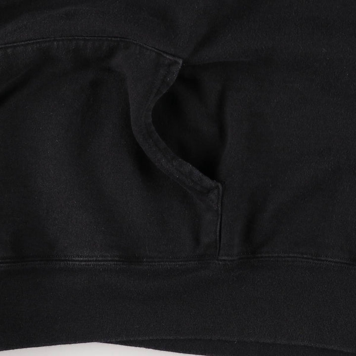 Thrasher Fire Pattern Pullover Hoodie, Men's XL cotton black type Vintage Second Hand