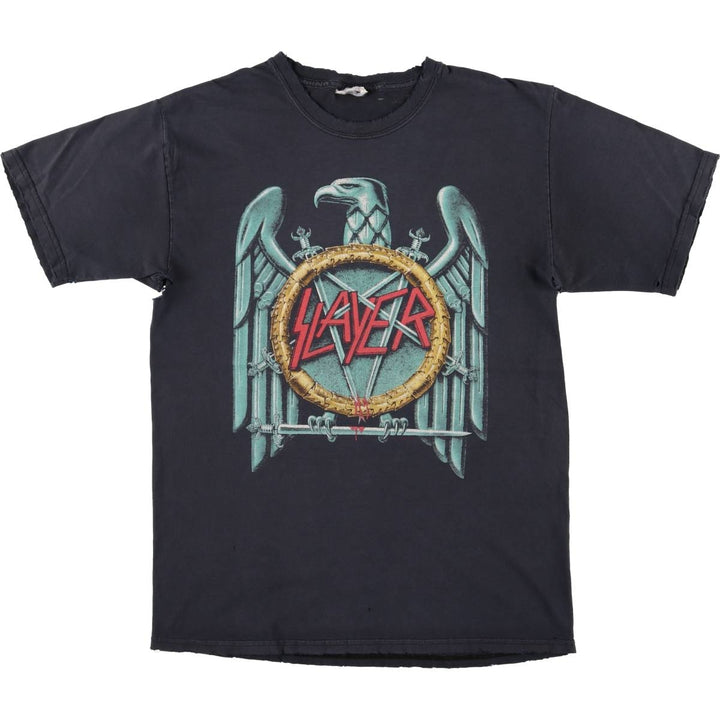 SLAYER Slayer Band T-Shirt, Men's Size M unclear black type Vintage Second Hand