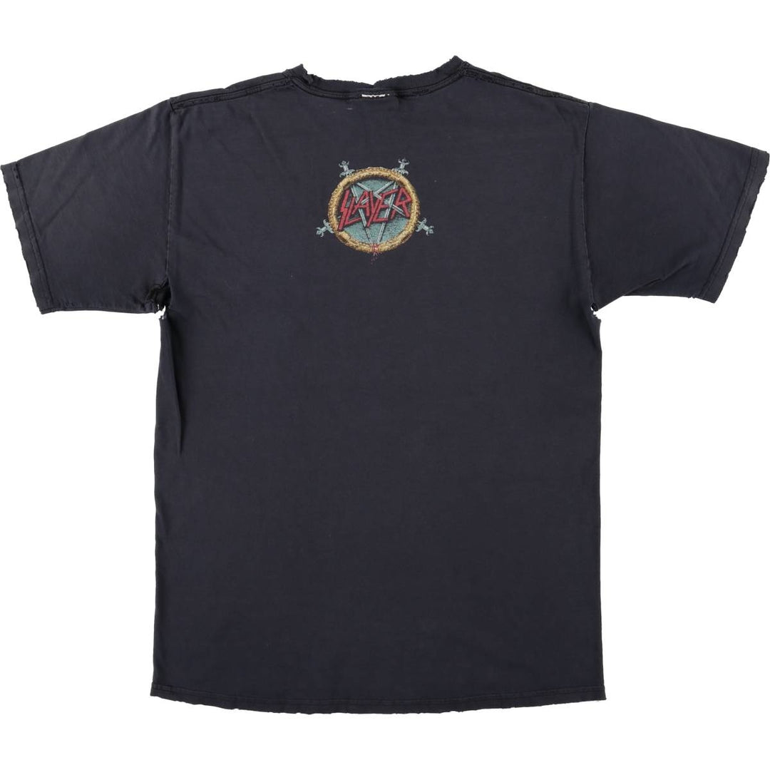 SLAYER Slayer Band T-Shirt, Men's Size M unclear black type Vintage Second Hand