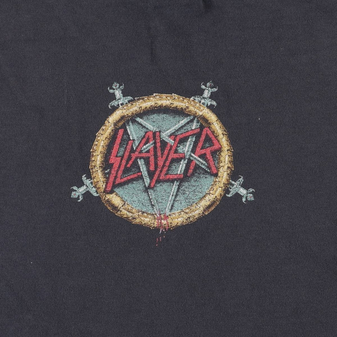 SLAYER Slayer Band T-Shirt, Men's Size M unclear black type Vintage Second Hand