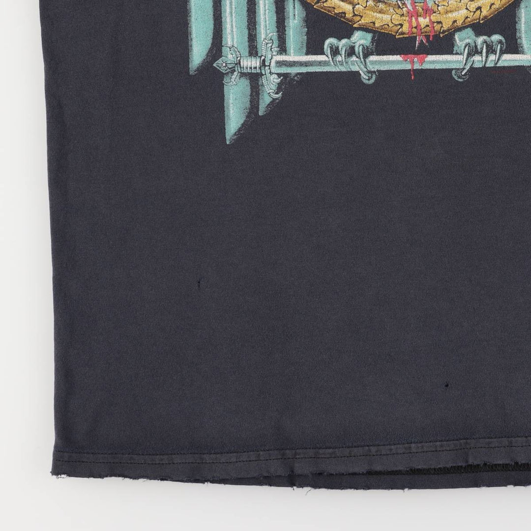 SLAYER Slayer Band T-Shirt, Men's Size M unclear black type Vintage Second Hand