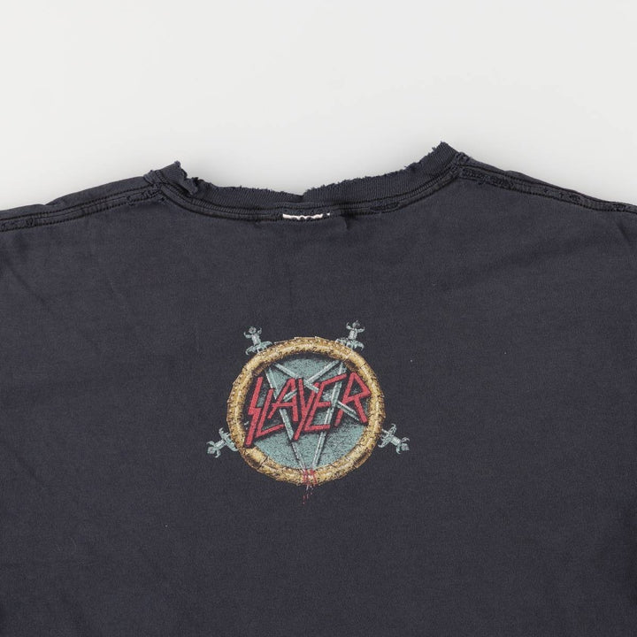 SLAYER Slayer Band T-Shirt, Men's Size M unclear black type Vintage Second Hand