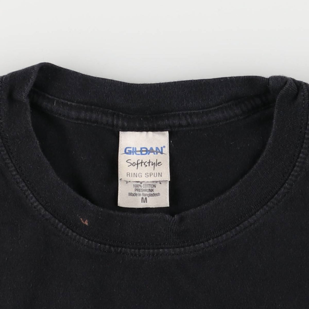 Gildan Soft Style Nine Inch Nails Band T-Shirt, Men's Size Medium cotton black type Vintage Second Hand