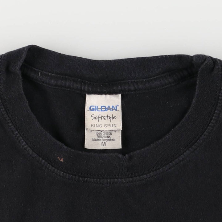 Gildan Soft Style Nine Inch Nails Band T-Shirt, Men's Size Medium cotton black type Vintage Second Hand