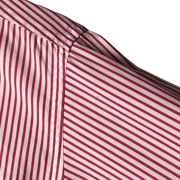 Ralph Lauren long-sleeved cotton striped shirt, women's size XL cotton white type Vintage Second Hand