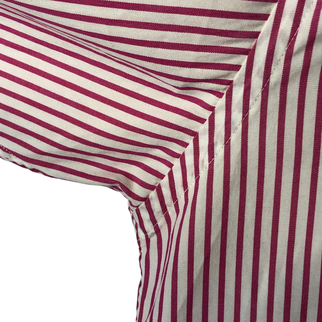 Ralph Lauren long-sleeved cotton striped shirt, women's size XL cotton white type Vintage Second Hand