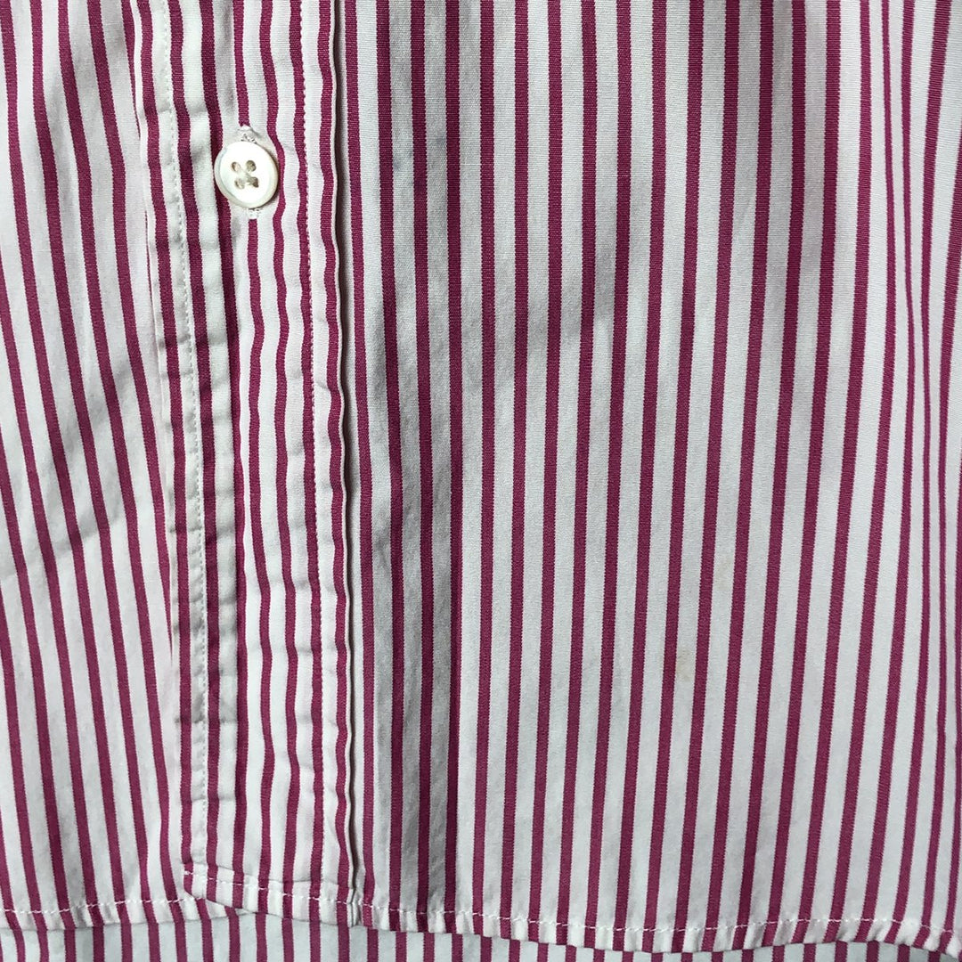 Ralph Lauren long-sleeved cotton striped shirt, women's size XL cotton white type Vintage Second Hand